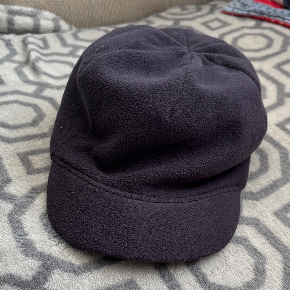 Lands' End Blue Fleece Cap